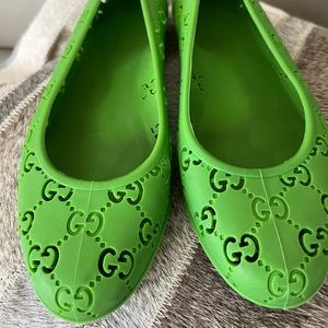 Gucci jelly shoes